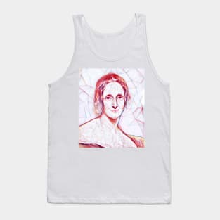 Mary Shelley Portrait Line Art Tank Top